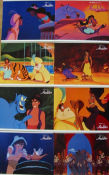Aladdin 1992 lobby card set Scott Weinger Ron Clements