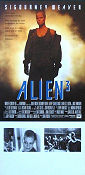 Alien 3 1992 movie poster Sigourney Weaver Charles S Dutton Charles Dance David Fincher