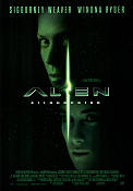 Alien: Resurrection 1997 poster Sigourney Weaver Jean-Pierre Jeunet