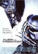 Alien vs. Predator 2004 movie poster Sanaa Lathan Lance Henriksen Raoul Bova Paul WS Anderson
