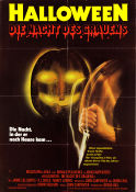 Alla helgons blodiga natt 1978 poster Donald Pleasence Jamie Lee Curtis Tony Moran John Carpenter Vapen