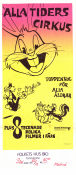 Alla tiders cirkus 1970 movie poster Snurre Sprätt Animation