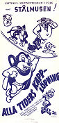Alla tiders kapplöpning 1948 poster Might Mouse