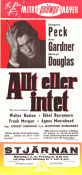 Allt eller inget 1949 poster Gregory Peck Ava Gardner Melvyn Douglas Robert Siodmak