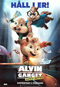 Alvin och Gänget Gasen i botten 2015 movie poster Jason Lee Justin Long Walt Becker