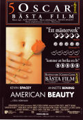 American Beauty 1999 movie poster Kevin Spacey Annette Bening Thora Birch Sam Mendes