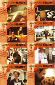 American Beauty 1999 lobby card set Kevin Spacey Annette Bening Thora Birch Sam Mendes