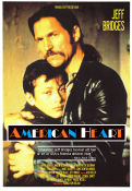 American Heart 1992 movie poster Jeff Bridges Edward Furlong John Boylan Martin Bell