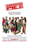 American Pie 2 2001 movie poster Jason Biggs Thomas Ian Nicholas Chris Klei JB Rogers