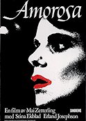 Amorosa 1986 movie poster Stina Ekblad Erland Josephson Philip Zandén Mai Zetterling Artistic posters