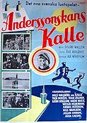 Anderssonskans Kalle 1934 poster Thor Modéen Sigurd Wallén