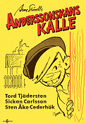 Anderssonskans Kalle 1972 movie poster Sickan Carlsson Sten Åke Cederhök Arne Stivell Poster artwork: Bowen