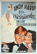 Andy Hardy Gets Spring Fever 1940 movie poster Mickey Rooney Cecilia Parker