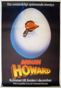 Howard the Duck 1986 movie poster Lea Thompson Willard Huyck From comics Smoking