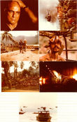 Apocalypse Now 1979 lobby card set Marlon Brando Robert Duvall Martin Sheen Laurence Fishburne Dennis Hopper Harrison Ford Francis Ford Coppola War