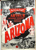 Arizona 1941 movie poster Jean Arthur William Holden