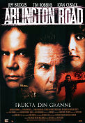 Arlington Road 1999 movie poster Jeff Bridges Tim Robbins Joan Cusack Mark Pellington