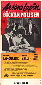 Signé Arsene Lupin 1959 movie poster Robert Lamoureux Alida Valli Yves Robert Police and thieves