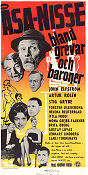 Åsa-Nisse bland grevar och baroner 1961 movie poster John Elfström Artur Rolén Stig Grybe Carli Tornehave Ragnar Frisk Find more: Åsa-Nisse