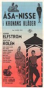 Åsa-Nisse i kronans kläder 1958 poster John Elfström Artur Rolén Brita Öberg Little Gerhard Ragnar Frisk Hitta mer: Åsa-Nisse