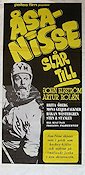 Åsa-Nisse slår till 1965 movie poster John Elfström Artur Rolén Brita Öberg Sten och Stanley Bengt Palm From comics Winter sports