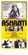 Ashanti 1979 movie poster Michael Caine Peter Ustinov Kabir Bedi Richard Fleischer