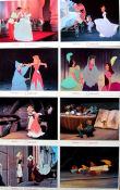 Cinderella 1950 lobby card set 