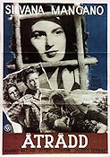 Il lupo della sila 1951 movie poster Silvana Mangano