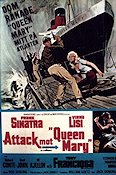 Assault on a Queen 1966 movie poster Frank Sinatra Ships and navy