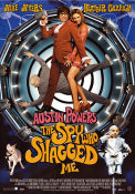 Austin Powers: The Spy Who Shagged Me 1999 movie poster Mike Myers Heather Graham Michael York Jay Roach Agents