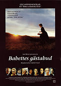 Babettes gästabud 1987 movie poster Jarl Kulle Gabriel Axel Writer: Karen Blixen Denmark