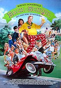 Back to School 1986 movie poster Rodney Dangerfield School Cars and racing