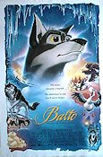 Balto 1995 movie poster Animation Dogs