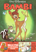 Bambi 1942 movie poster Hardie Albright James Algar Animation Musicals