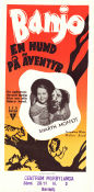 Banjo en hund på äventyr 1947 poster Sharyn Moffett Jacqueline White Walter Reed Richard Fleischer Hundar