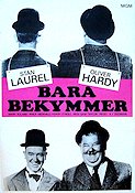 Bara bekymmer 1967 movie poster Laurel and Hardy Helan och Halvan