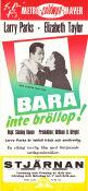 Bara inte bröllop 1952 poster Elizabeth Taylor Larry Parks Josephine Hutchinson Stanley Donen