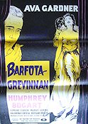 The Barefoot Contessa 1954 movie poster Humphrey Bogart Ava Gardner Joseph L Mankiewicz Smoking