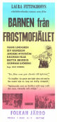 Barnen från Frostmofjället 1945 poster Hans Lindgren Siv Hansson Anders Nyström Rolf Husberg Text: Laura Fitinghoff Berg Barn