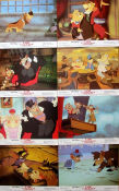 Basil the Great Mouse Detective 1986 large lobby cards 
