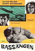 La piscine 1968 movie poster Alain Delon Romy Schneider