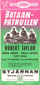 Bataanpatrullen 1943 poster Robert Taylor George Murphy Lloyd Nolan Tay Garnett Krig Asien