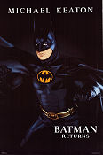 Batman Returns 1992 movie poster Michael Keaton Tim Burton