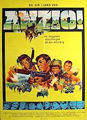 The Battle for Anzio 1967 movie poster Robert Mitchum War