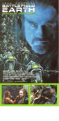 Battlefield Earth 2000 movie poster John Travolta Forest Whitaker Barry Pepper Roger Christian