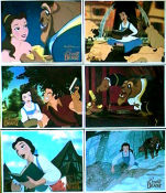 Beauty and the Beast 1992 lobby card set Paige O´Hara Gary Trousdale Animation Musicals