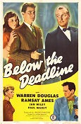 Below the Deadline 1946 poster Warren Douglas William Beudine