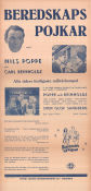 Beredskapspojkar 1940 poster Nils Poppe Sigurd Wallén