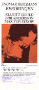 The Touch 1971 poster Elliott Gould Ingmar Bergman