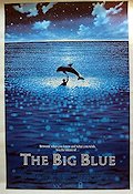 The Big Blue 1988 movie poster Rosanna Arquette Jean Reno Luc Besson Diving
